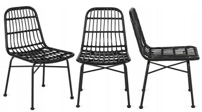Havestol Waldi Flettet Polyrattan Sort