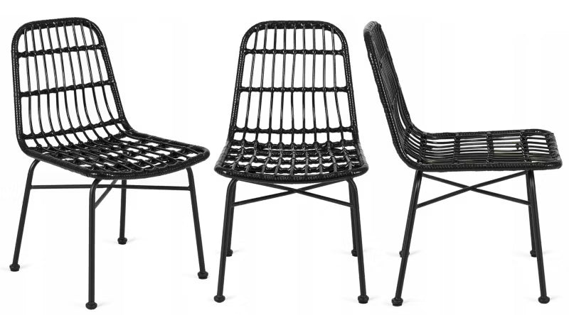 Havestol Waldi Flettet Polyrattan Sort