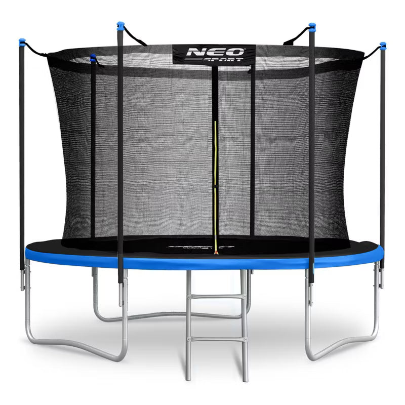 Havetrampolin 183 cm Blå med Stige og Sikkerhedsnet