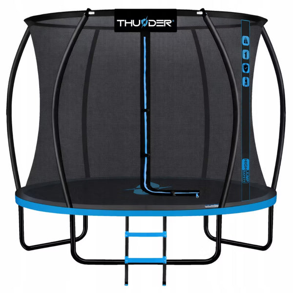Havetrampolin 244 cm Blå med Indvendigt Sikkerhedsnet 5904161754916