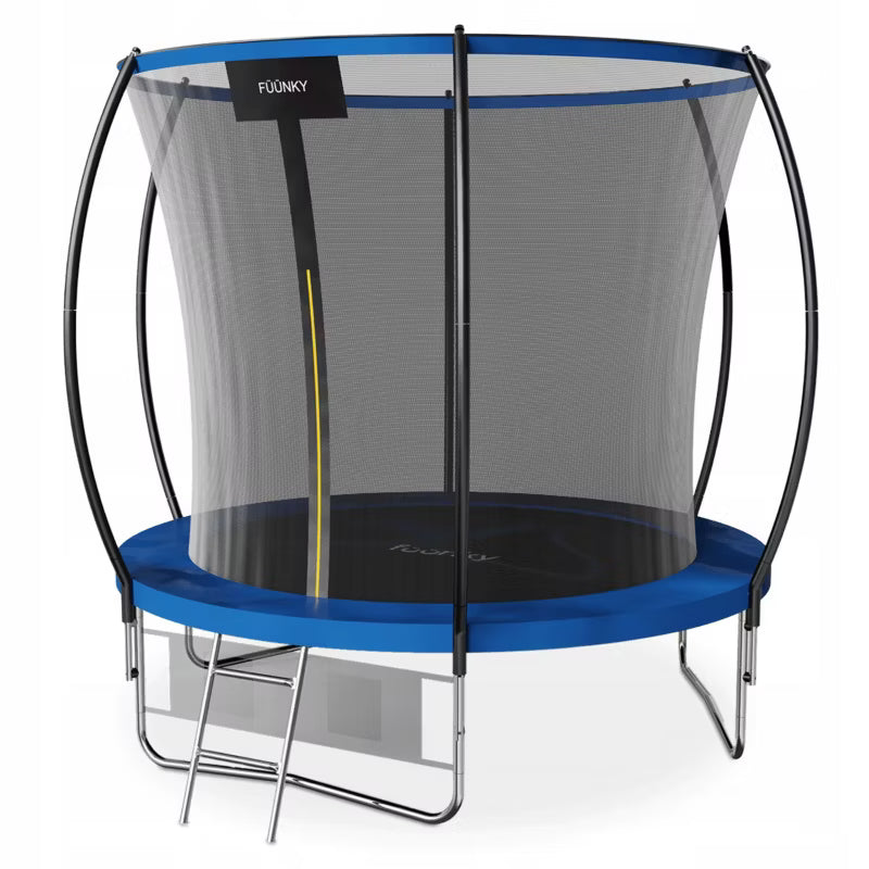 Haves trampolin 244 cm Blå med Stige og Sikkerhedsnet