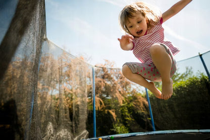 Haves trampolin 244 cm Blå med Stige og Sikkerhedsnet