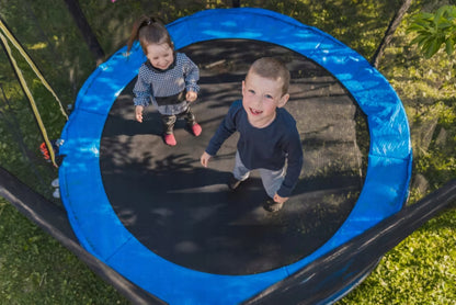 Haves trampolin 244 cm Blå med Stige og Sikkerhedsnet