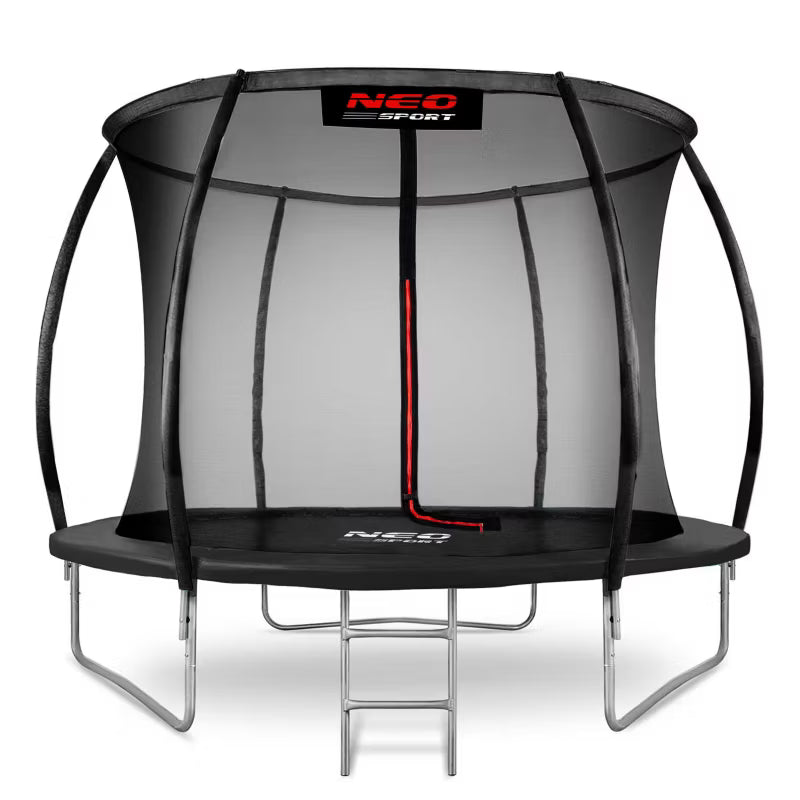 Havetrampolin 252 cm Grøn med Indvendigt Sikkerhedsnet NS-08C231