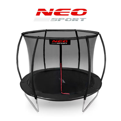 Havetrampolin 252 cm Grøn med Indvendigt Sikkerhedsnet NS-08C231