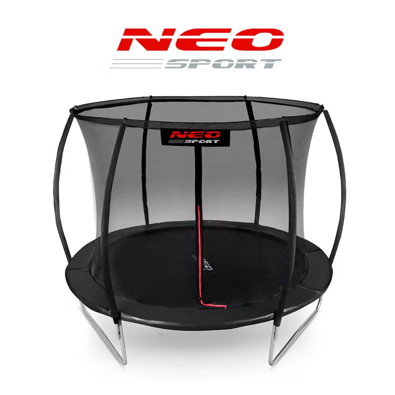 Havetrampolin 252 cm Grøn med Indvendigt Sikkerhedsnet NS-08C231