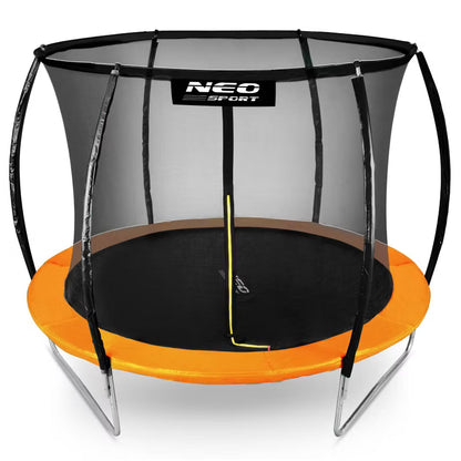 Havetrampolin 252 cm Orange med Indvendigt Sikkerhedsnet NS-08C201