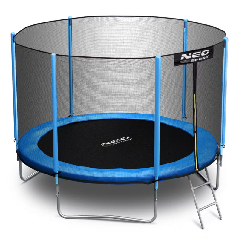 Havetrampolin 252 cm Blå med Sikkerhedsnet og Stige