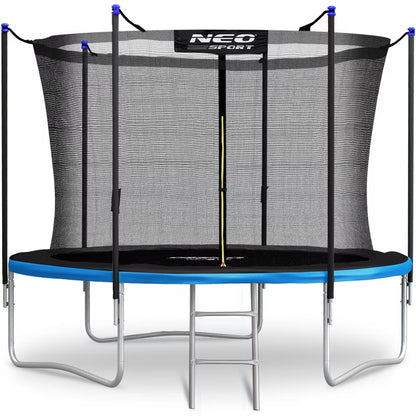 Havetrampolin 252 cm Blå med Indvendigt Sikkerhedsnet og Stige NS-08W241