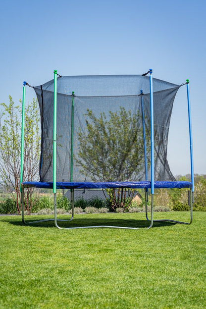 Havetrampolin 305 cm med Sikkerhedsnet og Stige Blå
