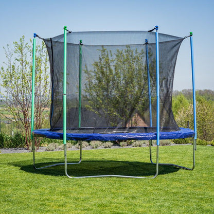 Havetrampolin 305 cm med Sikkerhedsnet og Stige Blå