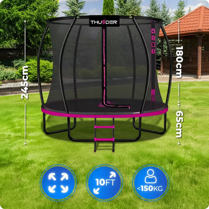 Havetrampolin 305 cm med Indvendigt Sikkerhedsnet og Stige