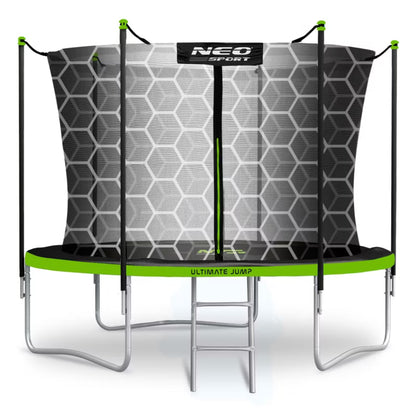 Havetrampolin 312 cm Grøn med Indvendigt Sikkerhedsnet NS-10W231