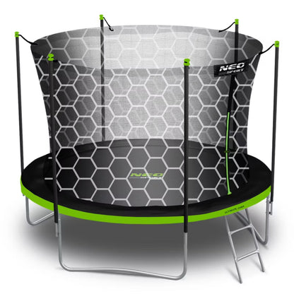 Havetrampolin 312 cm Grøn med Indvendigt Sikkerhedsnet NS-10W231