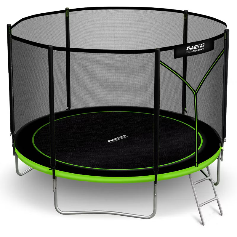 Haves trampolin 312 cm Grøn med Sikkerhedsnet NS-10Z231