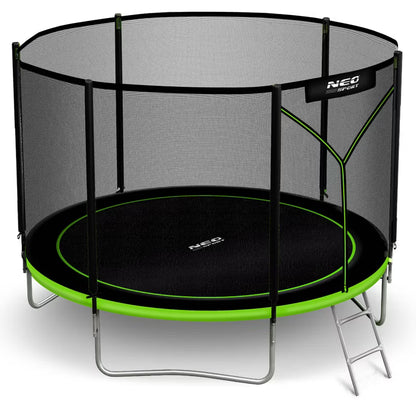 Haves trampolin 312 cm Grøn med Sikkerhedsnet NS-10Z231