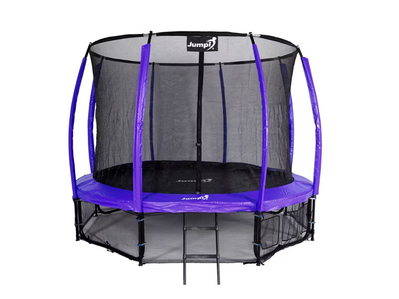 Havetrampolin 312 cm Lilla med Indvendigt Sikkerhedsnet