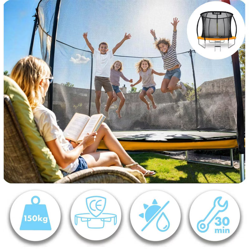 Havetrampolin 312 cm med Sikkerhedsnet NS-10C201