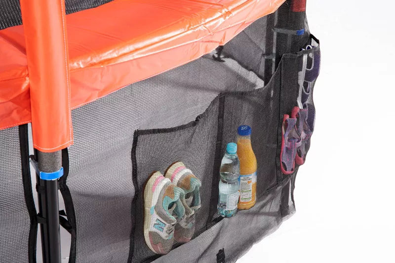 Havetrampolin 312 cm Sort med Indvendigt Sikkerhedsnet