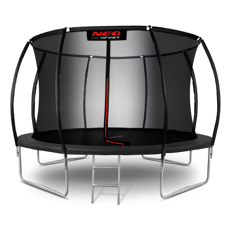 Havelavet Trampolin 374 cm med Stige og Sikkerhedsnet