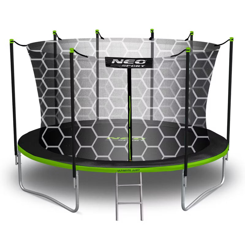 Havetrampolin 374 cm med Sikkerhedsnet og Stige 5903890619800