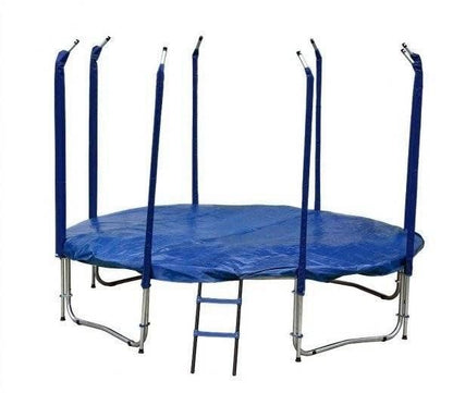 Havetrampolin 487 cm Blå med Indvendigt Sikkerhedsnet