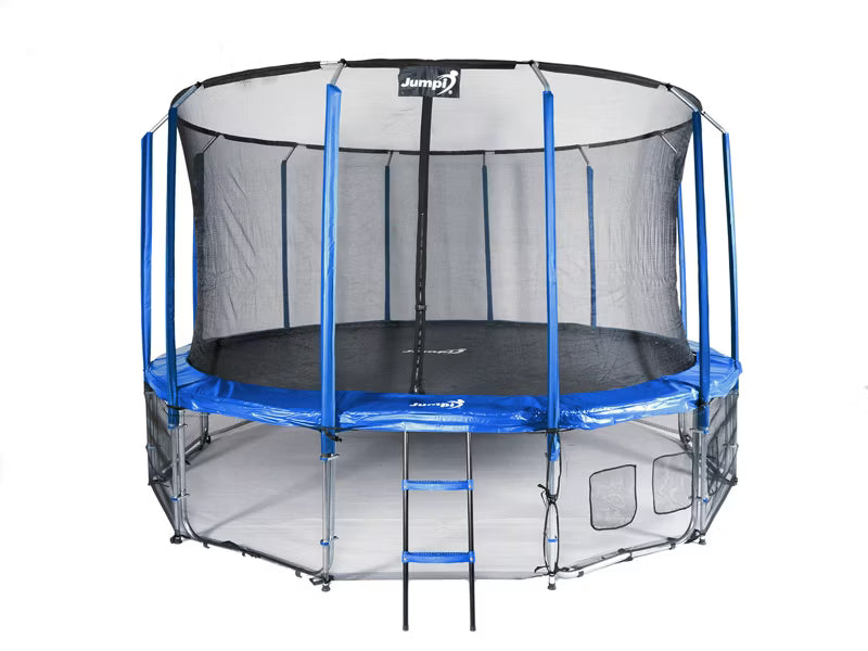 Havetrampolin 487 cm Blå med Indvendigt Sikkerhedsnet