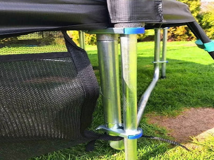 Havesikret Trampolin 487 cm Orange med Sikkerhedsnet