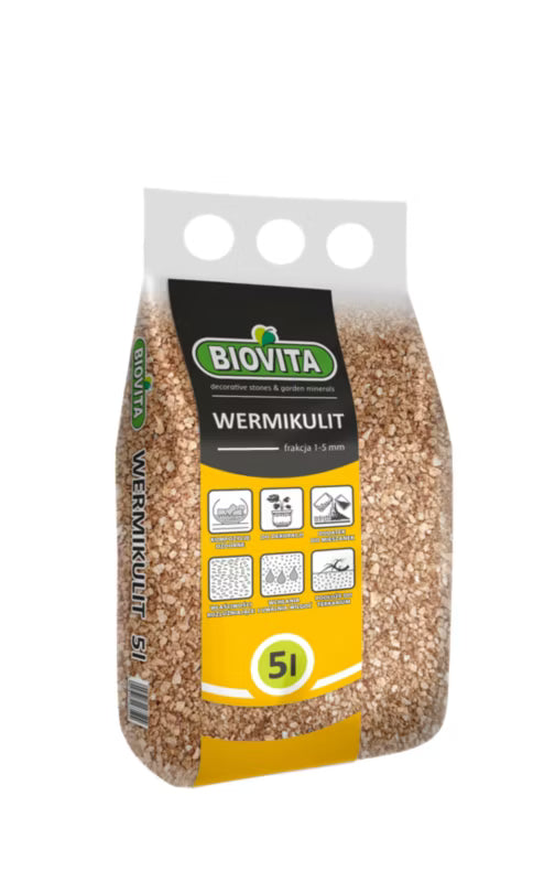 Havevermiculit 1-5 mm 5 Liter
