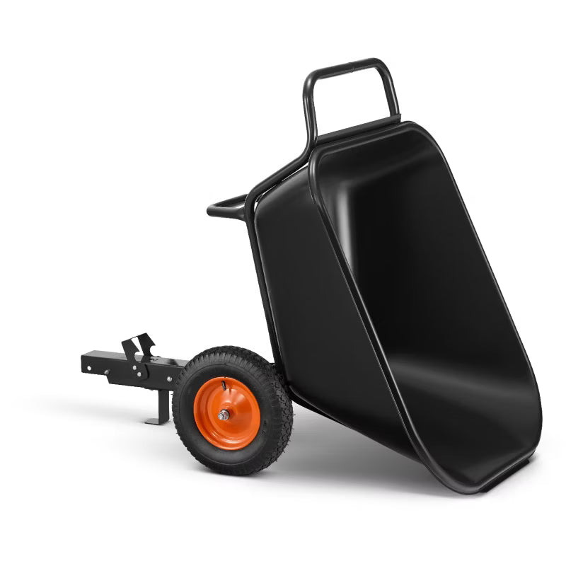 Havevogn med Tipfunktion 350 Liter Sort