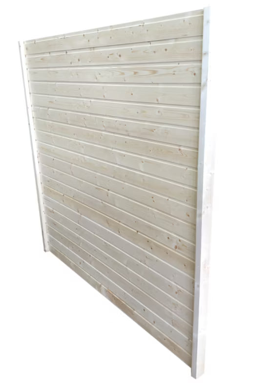 Hegn Gran Profilbrædder 173x170 cm Natur Træ