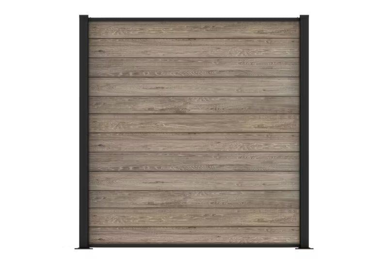 Hegnpanel Ashwood 180x180 cm Trælook