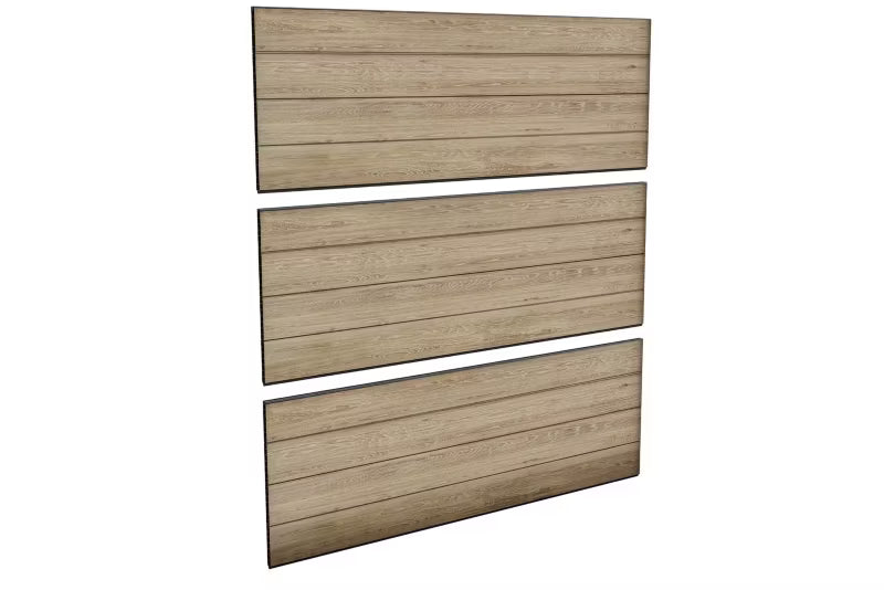 Hegnpanel Ashwood 180x180 cm Trælook