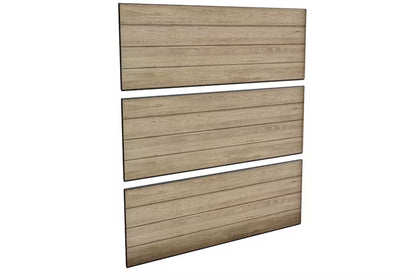 Hegnpanel Ashwood 180x180 cm Trælook