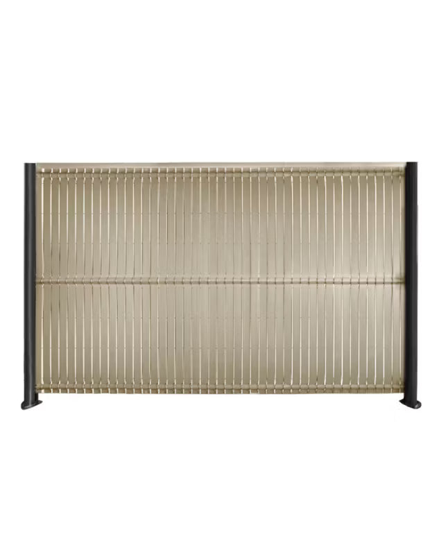 Hegnslameller 153x250 cm Beige PVC