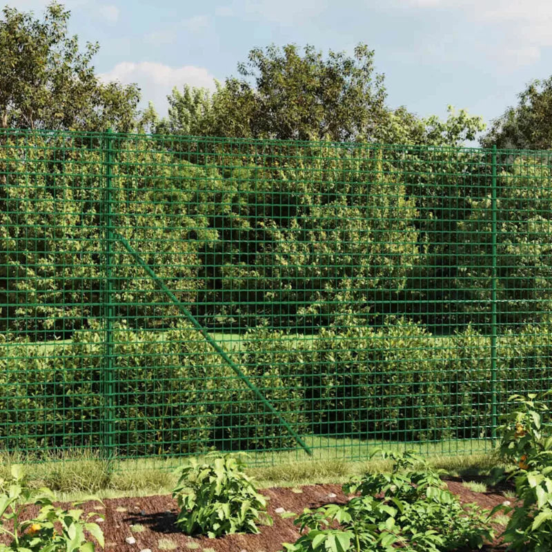 Hegnsnet 2x25 m Galvaniseret Stål med PVC 2 Stk