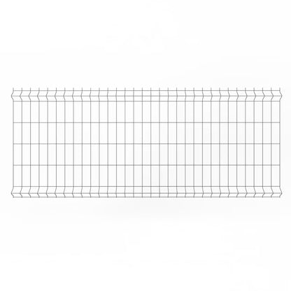Hegnspanel 103x250 cm Antracit Stål
