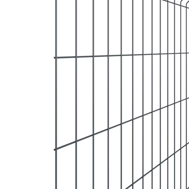 Hegnspanel 103x250 cm Antracit Tråd 4 mm