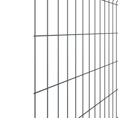 Hegnspanel 103x250 cm Antracit Tråd 4 mm