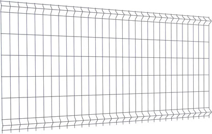 Hegnspanel 123x250 cm Antracit Stål