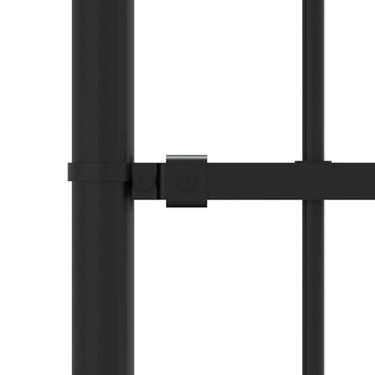 Hegnspanel 239x165 cm Sort Stål