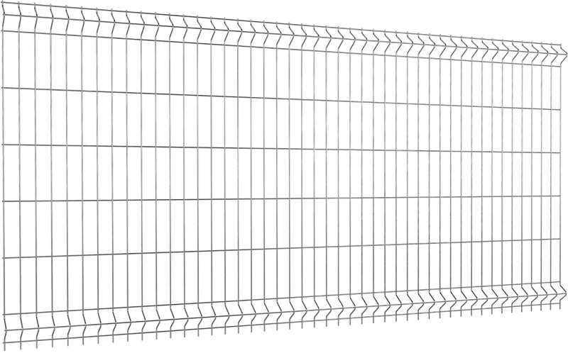 Hegnspanel 3D 123x250 cm Galvaniseret Stål 5904501382205