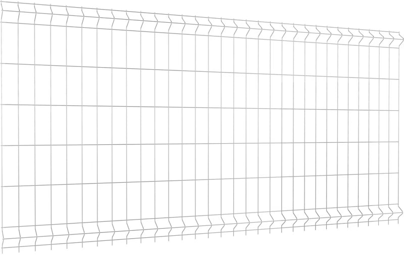 Hegnspanel 3D 123x250 cm Galvaniseret Stål