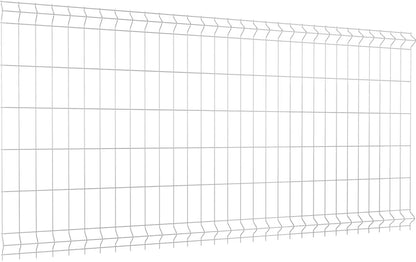 Hegnspanel 3D 123x250 cm Galvaniseret Stål