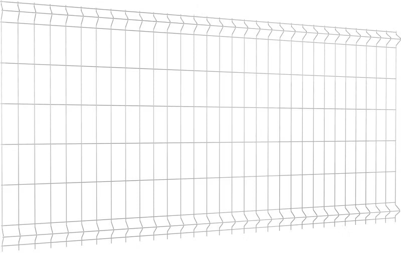 Hegnspanel 3D 123x250 cm Galvaniseret Stål