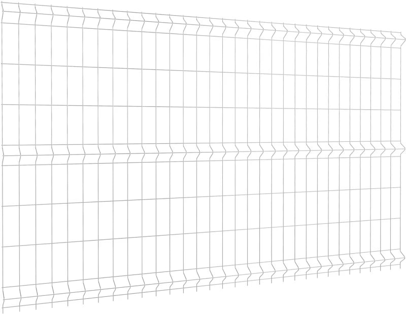 Hegnspanel 3D 153x250 cm Galvaniseret Stål