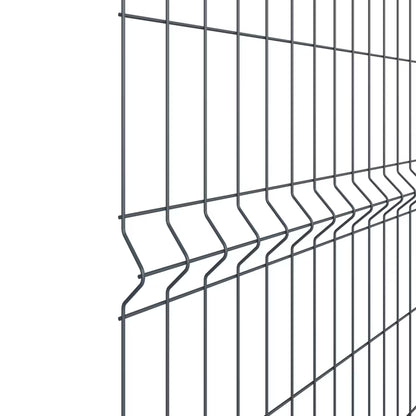 Hegnspanel 3D 173x250 cm Antracit Tråd 4 mm