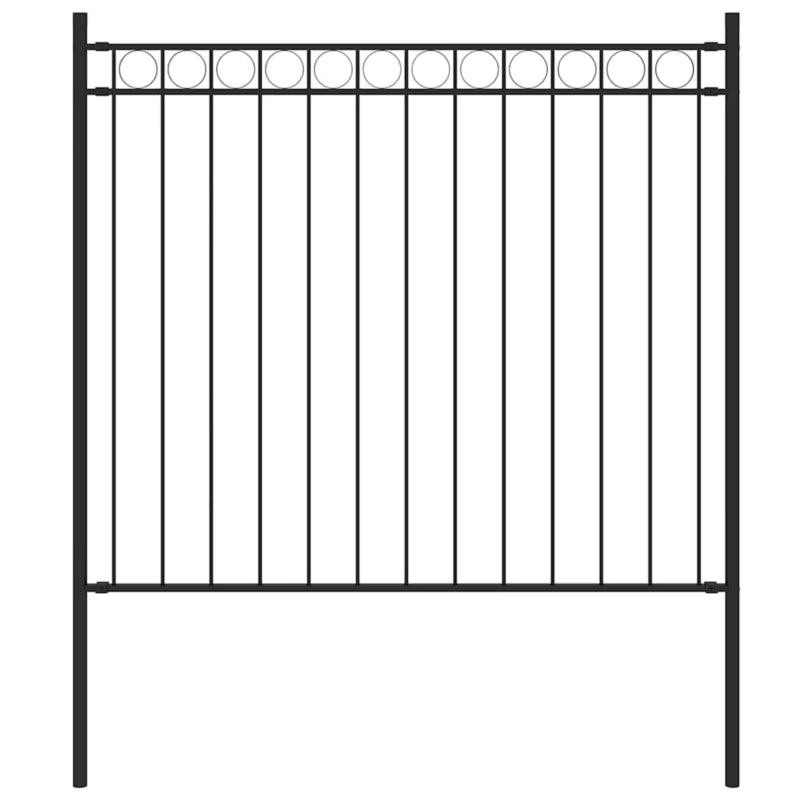 Hegnspanel 80x130 cm Stål