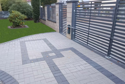 Hegnspanelet Brava 200x150 cm Antracit Stål