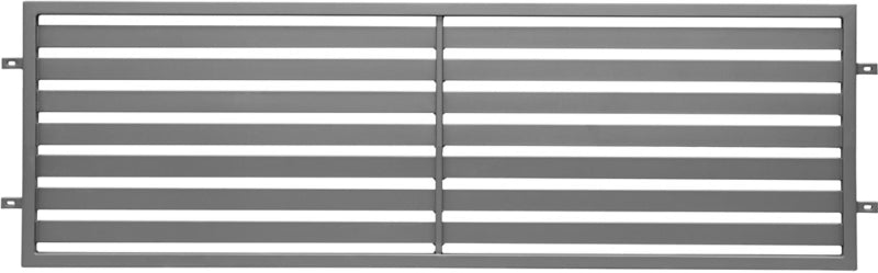 Hegnspanel Brava 60x200 cm Antracit Stål
